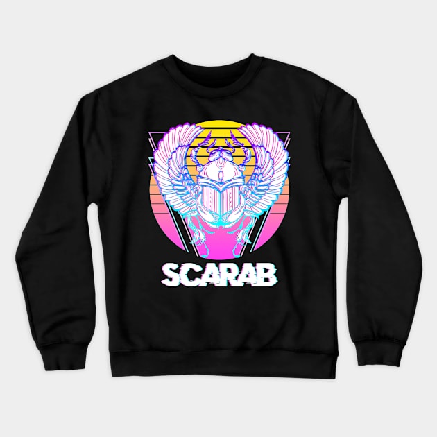 Scarab Beetle Artifact Egypt Mythology, Ancient Egyptian Gods, Religion Folklore Crewneck Sweatshirt by TheBeardComic